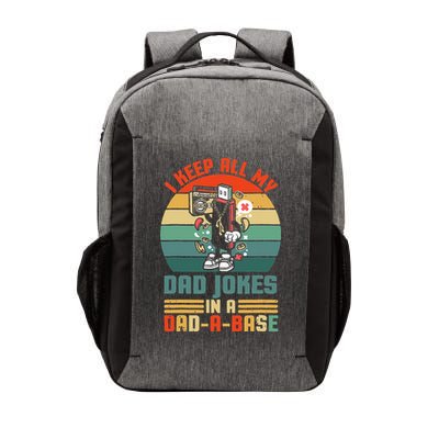 Funny Dad Jokes In Dad A Base Vintage For Fathers Day Vector Backpack