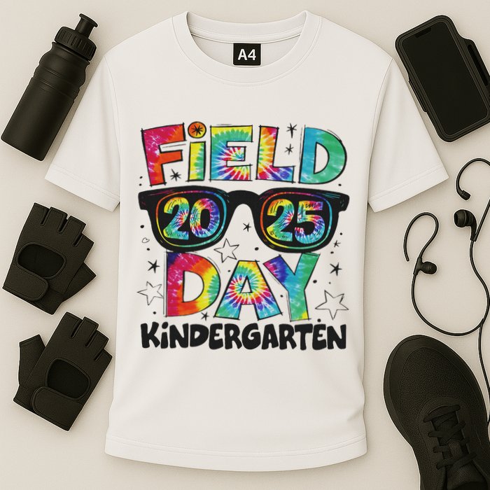 Field Day Kindergarten Field Trip Fun Day Teacher Student Cooling Performance Crew T-Shirt