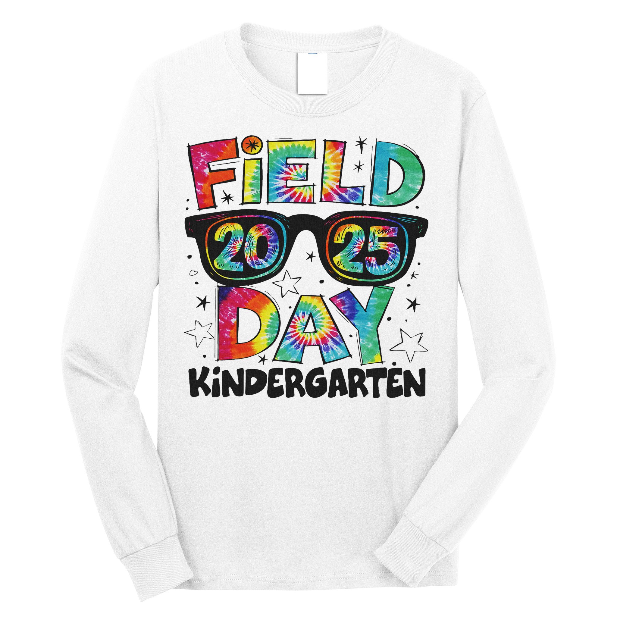 Field Day Kindergarten Field Trip Fun Day Teacher Student Long Sleeve Shirt