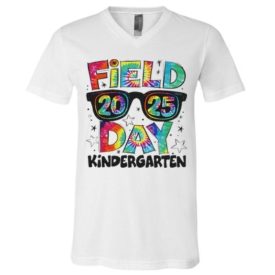 Field Day Kindergarten Field Trip Fun Day Teacher Student V-Neck T-Shirt