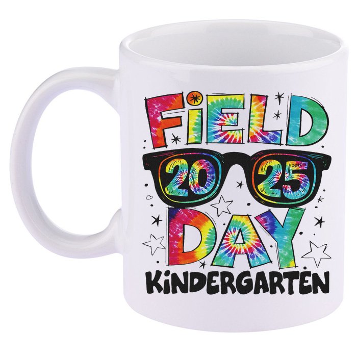Field Day Kindergarten Field Trip Fun Day Teacher Student 11oz C Handle Ceramic Mug