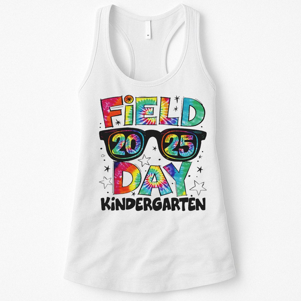 Field Day Kindergarten Field Trip Fun Day Teacher Student Womens Tank Top