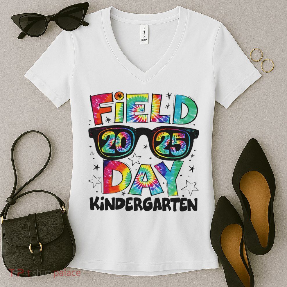Field Day Kindergarten Field Trip Fun Day Teacher Student Women's V-Neck T-Shirt