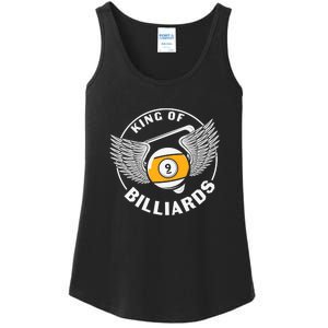 Father's Day King Of Billiards Gift For Dad Ladies Essential Tank