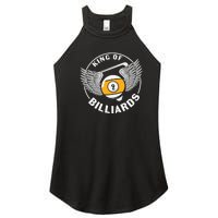 Father's Day King Of Billiards Gift For Dad Women's Perfect Tri Rocker Tank