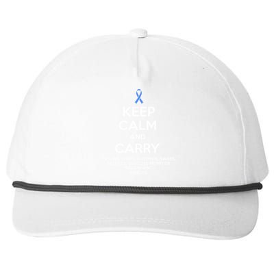 Funny Diabetic Keep Calm Type 1 Type 2 Diabetes Awareness Cool Gift Snapback Five-Panel Rope Hat