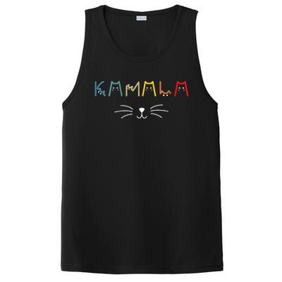 Funny Design Kamala Harris Cat Lettering Positive PosiCharge Competitor Tank