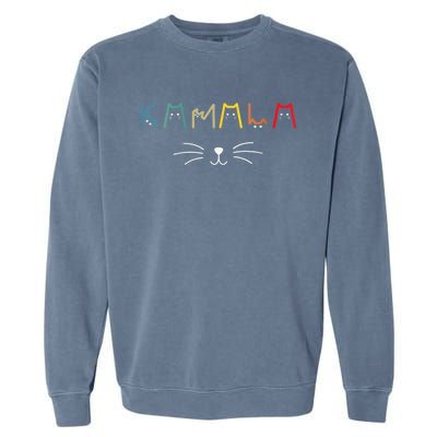 Funny Design Kamala Harris Cat Lettering Positive Garment-Dyed Sweatshirt