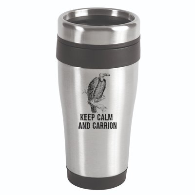 Funny Design Keep Calm And Vultures Condor Buzzard 16oz Travel Tumbler