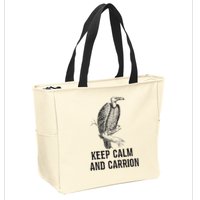 Funny Design Keep Calm And Vultures Condor Buzzard Zip Tote Bag