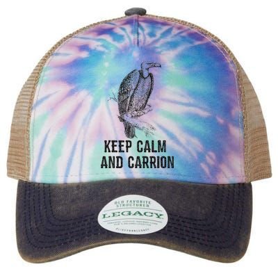 Funny Design Keep Calm And Vultures Condor Buzzard Legacy Tie Dye Trucker Hat