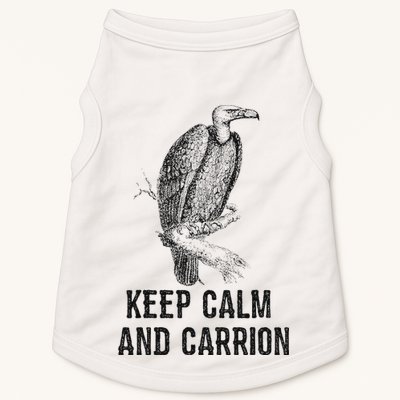 Funny Design Keep Calm And Vultures Condor Buzzard Doggie Tank