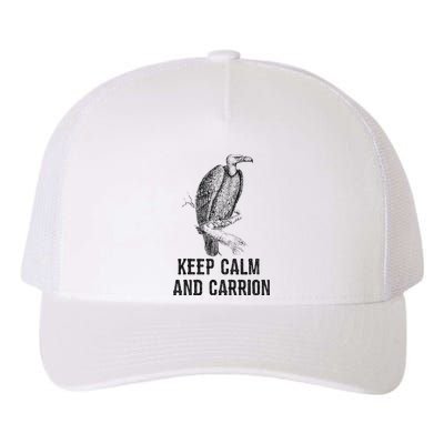 Funny Design Keep Calm And Vultures Condor Buzzard Yupoong Adult 5-Panel Trucker Hat