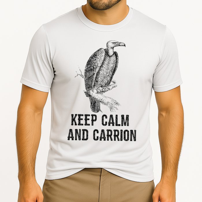 Funny Design Keep Calm And Vultures Condor Buzzard Performance Shirt