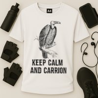 Funny Design Keep Calm And Vultures Condor Buzzard Performance Shirt