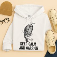 Funny Design Keep Calm And Vultures Condor Buzzard Hoodie