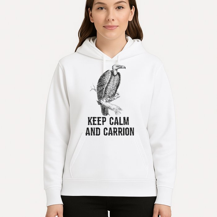 Funny Design Keep Calm And Vultures Condor Buzzard Hoodie