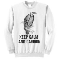 Funny Design Keep Calm And Vultures Condor Buzzard Sweatshirt