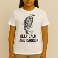 Funny Design Keep Calm And Vultures Condor Buzzard T-Shirt