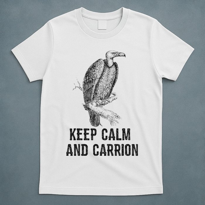 Funny Design Keep Calm And Vultures Condor Buzzard T-Shirt