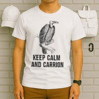 Funny Design Keep Calm And Vultures Condor Buzzard T-Shirt