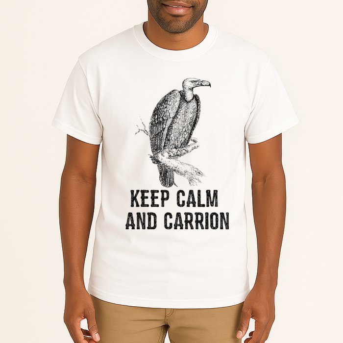 Funny Design Keep Calm And Vultures Condor Buzzard Tall T-Shirt