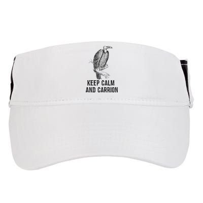 Funny Design Keep Calm And Vultures Condor Buzzard Adult Drive Performance Visor