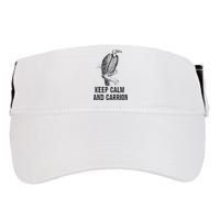 Funny Design Keep Calm And Vultures Condor Buzzard Adult Drive Performance Visor