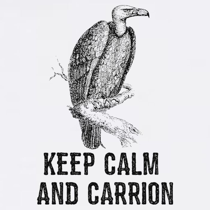 Funny Design Keep Calm And Vultures Condor Buzzard Bucket Hat