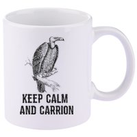 Funny Design Keep Calm And Vultures Condor Buzzard 11oz C Handle Ceramic Mug