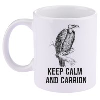 Funny Design Keep Calm And Vultures Condor Buzzard 11oz C Handle Ceramic Mug