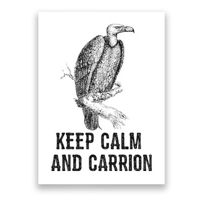 Funny Design Keep Calm And Vultures Condor Buzzard Poster