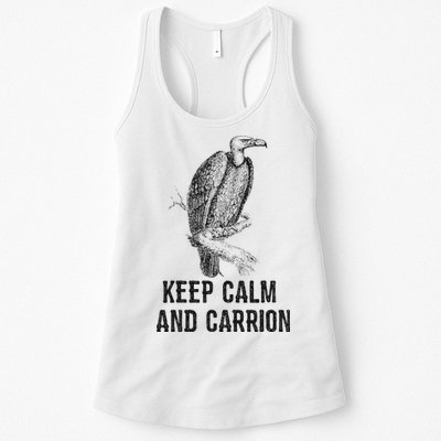 Funny Design Keep Calm And Vultures Condor Buzzard Womens Tank Top