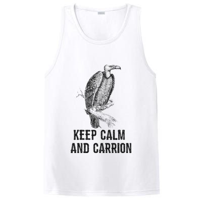 Funny Design Keep Calm And Vultures Condor Buzzard PosiCharge Competitor Tank
