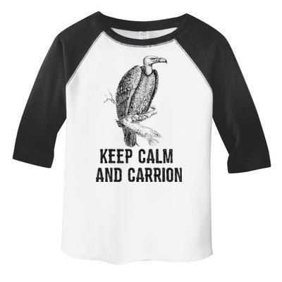 Funny Design Keep Calm And Vultures Condor Buzzard Toddler Fine Jersey T-Shirt