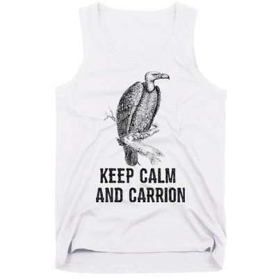 Funny Design Keep Calm And Vultures Condor Buzzard Tank Top