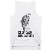 Funny Design Keep Calm And Vultures Condor Buzzard Tank Top