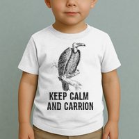 Funny Design Keep Calm And Vultures Condor Buzzard Toddler T-Shirt