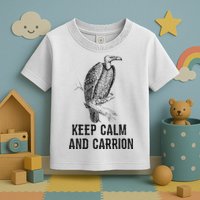 Funny Design Keep Calm And Vultures Condor Buzzard Toddler T-Shirt