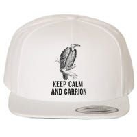 Funny Design Keep Calm And Vultures Condor Buzzard Wool Snapback Cap