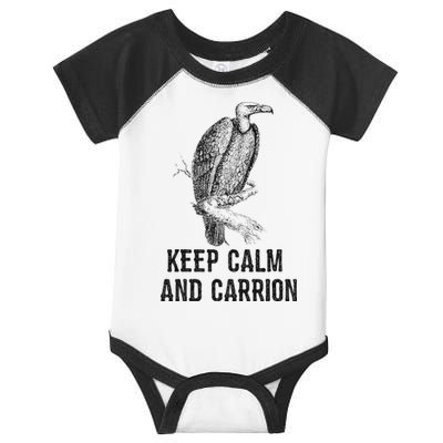 Funny Design Keep Calm And Vultures Condor Buzzard Infant Baby Jersey Bodysuit