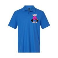 Funny Doughnut Lover Donut Give Up Fitness Gym Donut Gift Softstyle Adult Sport Polo