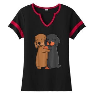 Funny Dachshund Lover Weiner Dog Cute Gift Ladies Halftime Notch Neck Tee