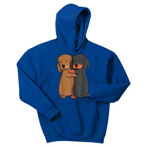 Funny Dachshund Lover Weiner Dog Cute Gift Kids Hoodie