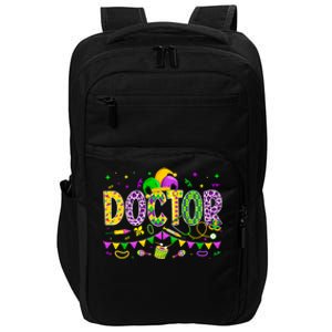 Funny Doctor Lover Mardi Gras Carnival Party Gift Impact Tech Backpack