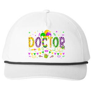 Funny Doctor Lover Mardi Gras Carnival Party Gift Snapback Five-Panel Rope Hat