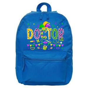 Funny Doctor Lover Mardi Gras Carnival Party Gift 16 in Basic Backpack