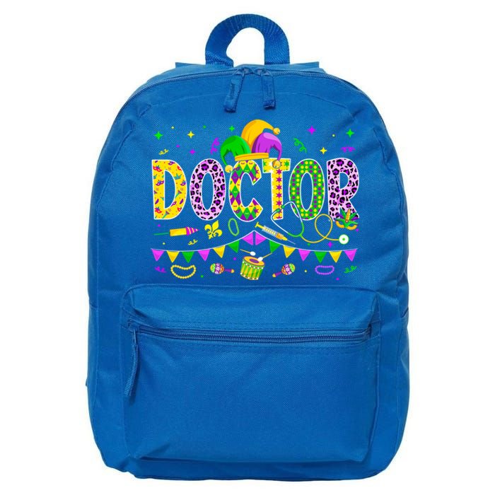 Funny Doctor Lover Mardi Gras Carnival Party Gift 16 in Basic Backpack