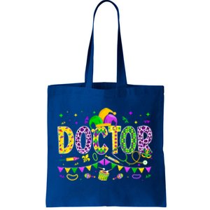 Funny Doctor Lover Mardi Gras Carnival Party Gift Tote Bag