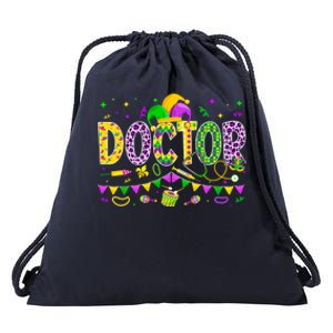 Funny Doctor Lover Mardi Gras Carnival Party Gift Drawstring Bag